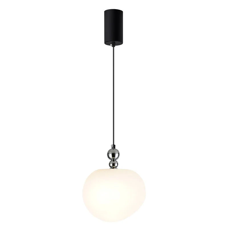 Afralia™ Nordic Chrome Globe Pendant Lights - Modern LED Indoor Light