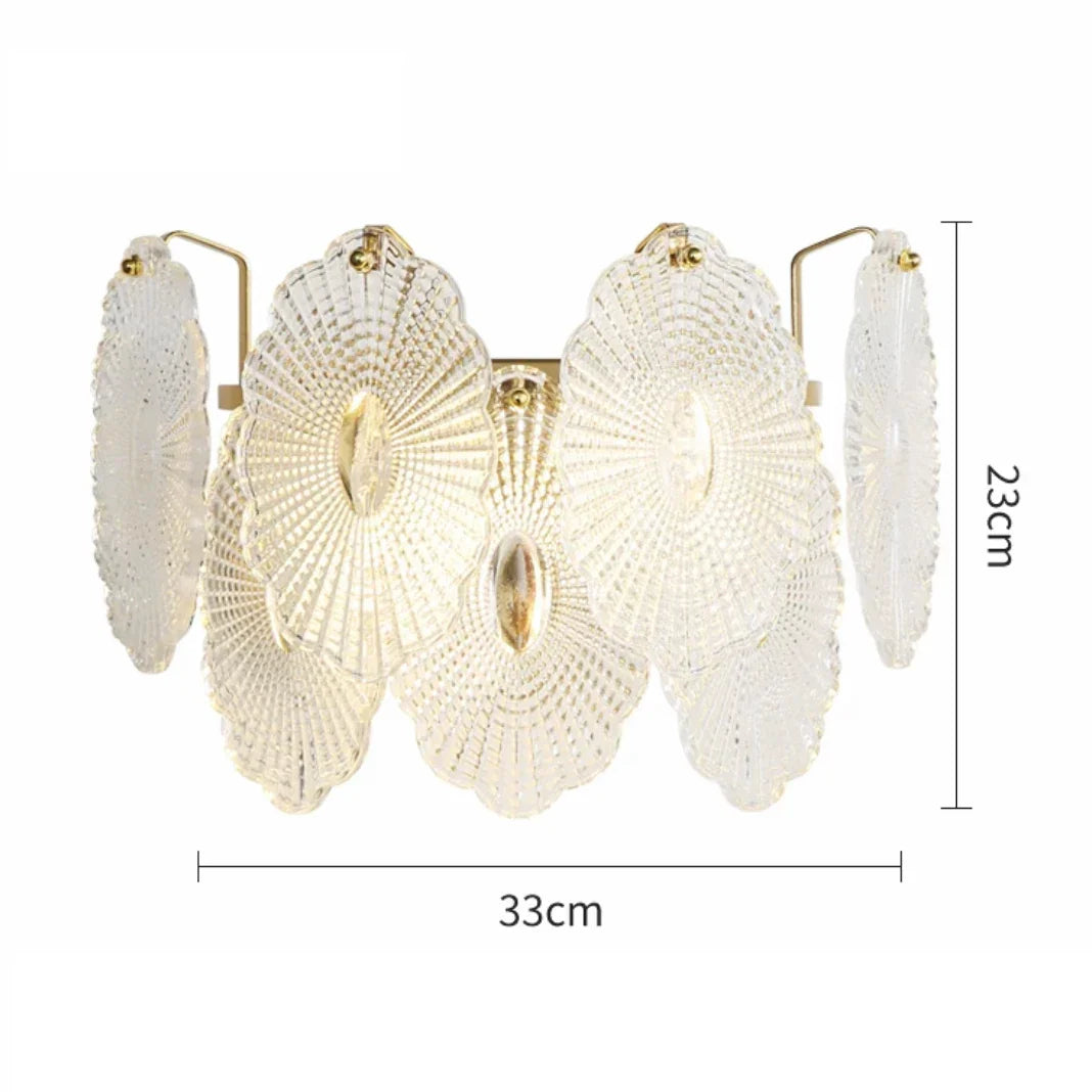 Afralia™ Gray Glass Wall Lamp - Modern Living Room Decor Sconce Light