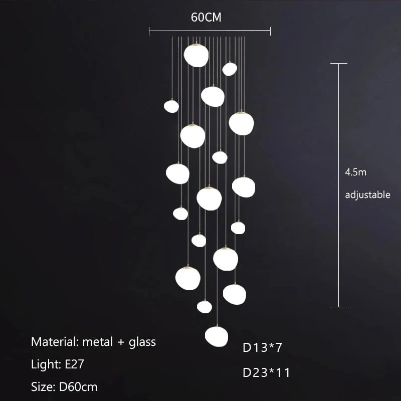 Afralia™ Gregg Glass Pendant Light, Modern LED Hanging Lamp for Dining Kitchen Loft