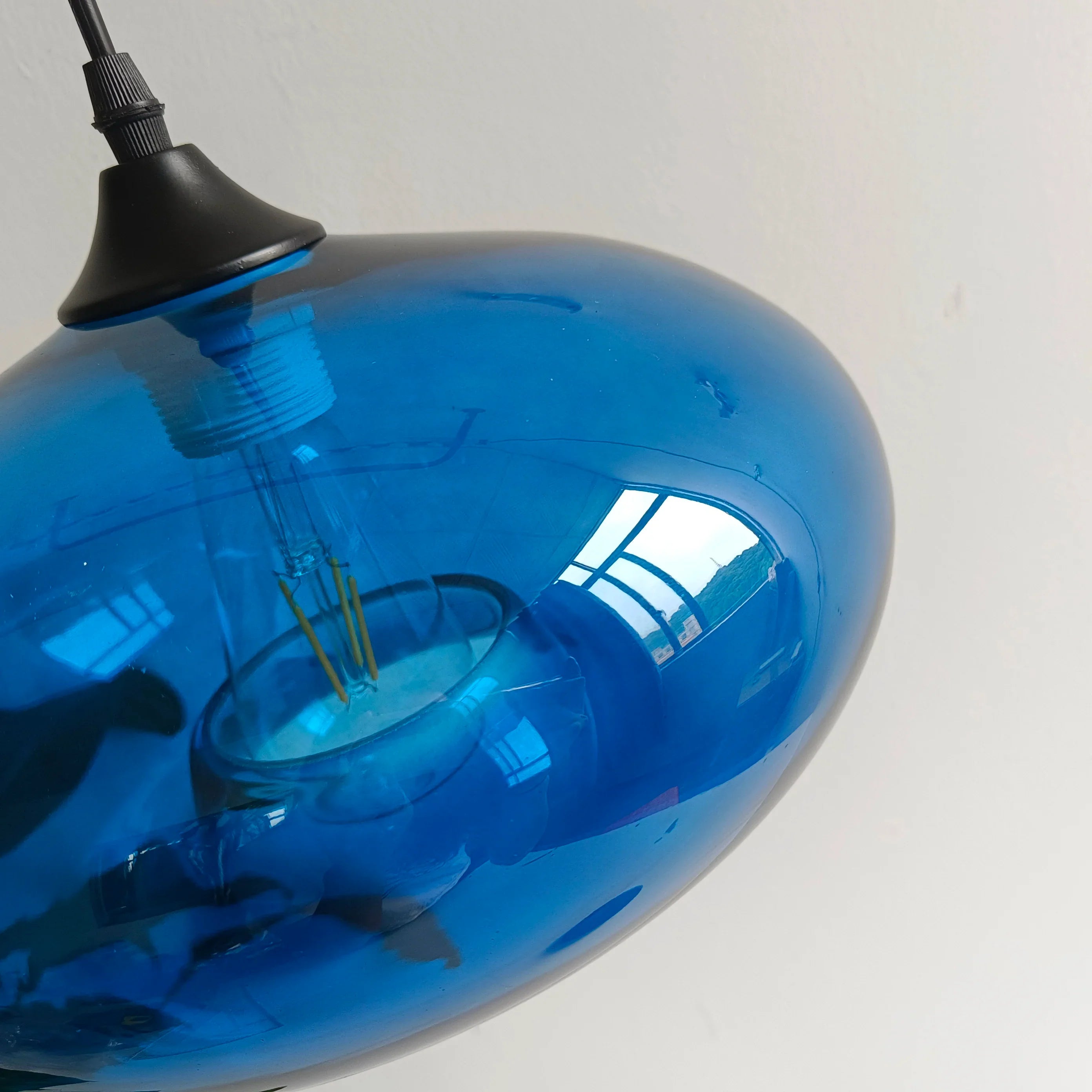Afralia™ Retro Glass Chandeliers: Multicolor Industrial Pendant Lights for Home, Cafe Decor