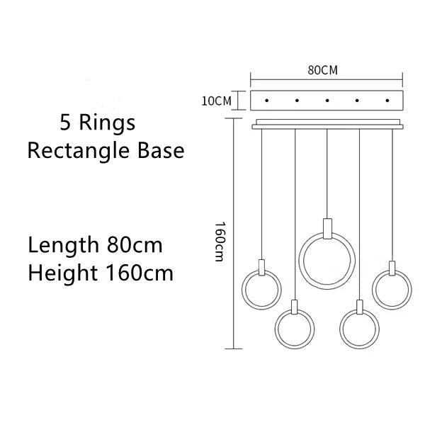 Afralia™ Wooden LED Chandelier for Kitchen Dining Room Lighting