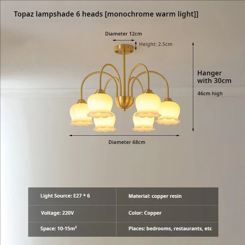 Afralia™ Lily of the Valley Master Bedroom Dining Room Living Room Light