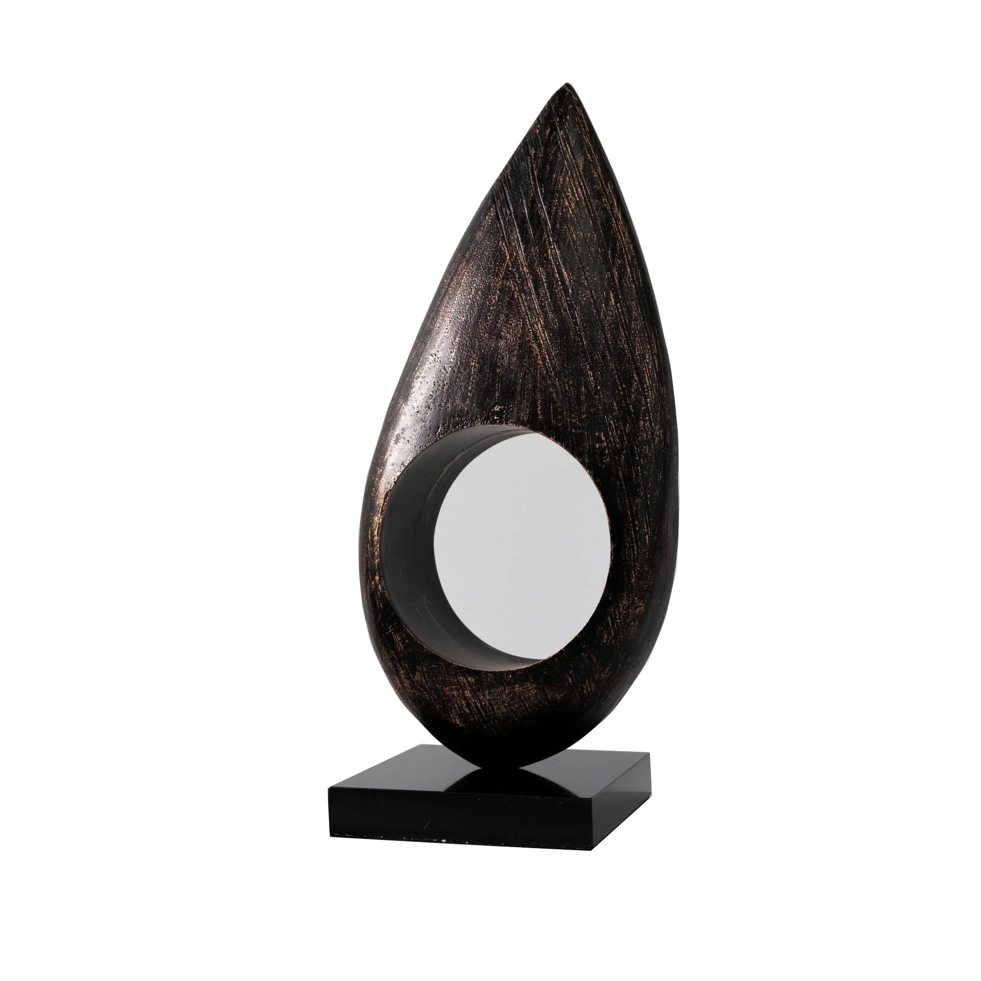 Afralia™ Resin Hollow Art Sculpture Abstract Decorative Figurine Home Decor Accessory