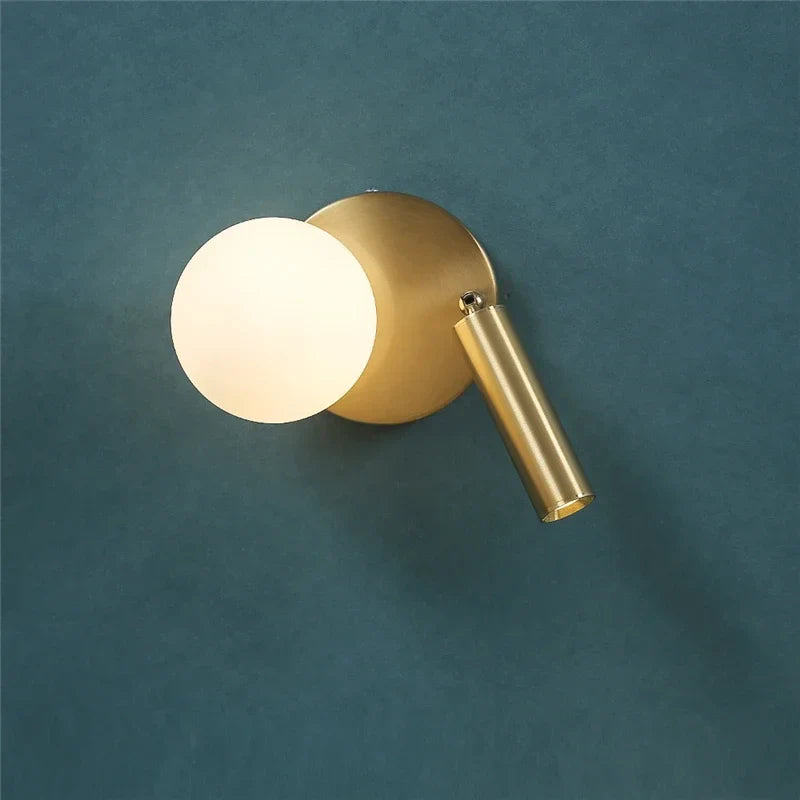 Afralia™ Postmodern LED Wall Lamp for Luxury Living Room, Bathroom, and Bedside Decor