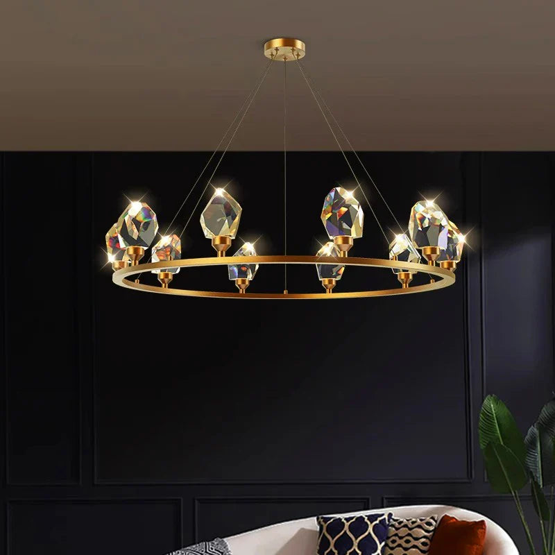 Afralia™ Salon Chandelier Pendant Lights Ceiling Lamps Indoor Lighting Fixture