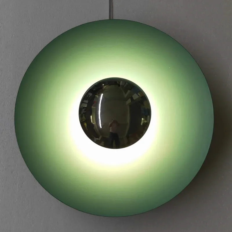 Afralia™ Round LED Wall Lamp Nordic Modern Sconces Indoor Lighting for Room Decor