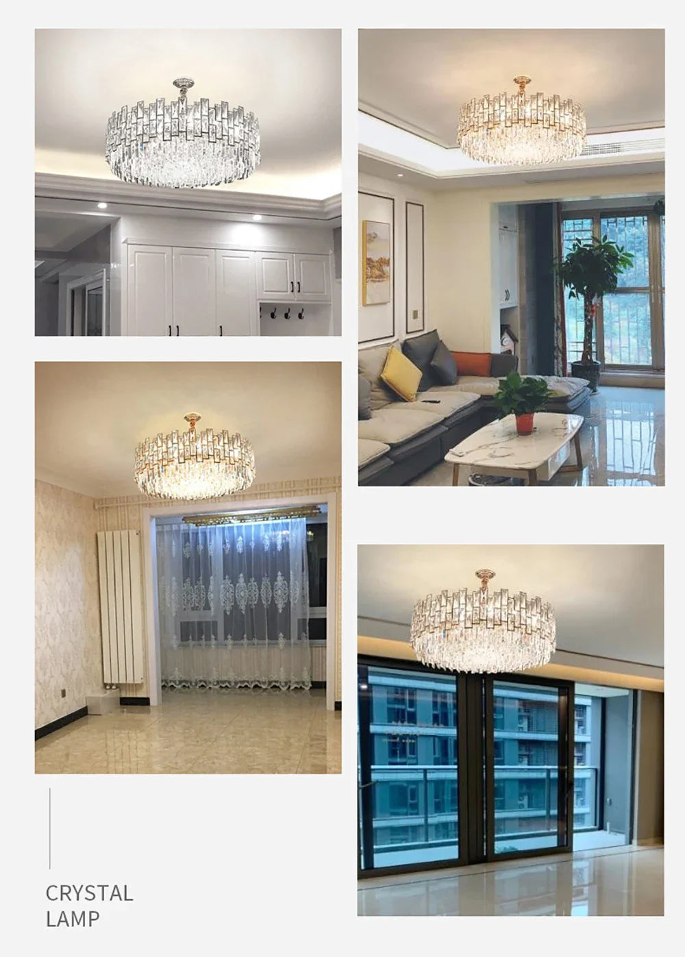 Afralia™ Modern Crystal Chandelier for High-End Living Room Decor Lighting