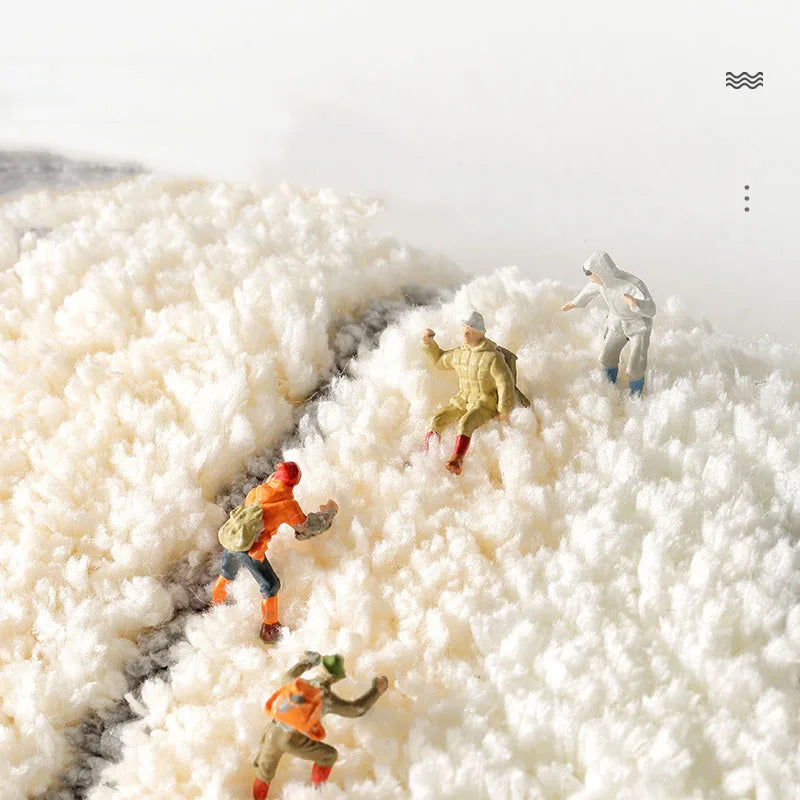 Afralia™ Flocked Embroidery Bathroom Mat Thicken Super Absorbent Water Quick-drying Anti-Slip Rug