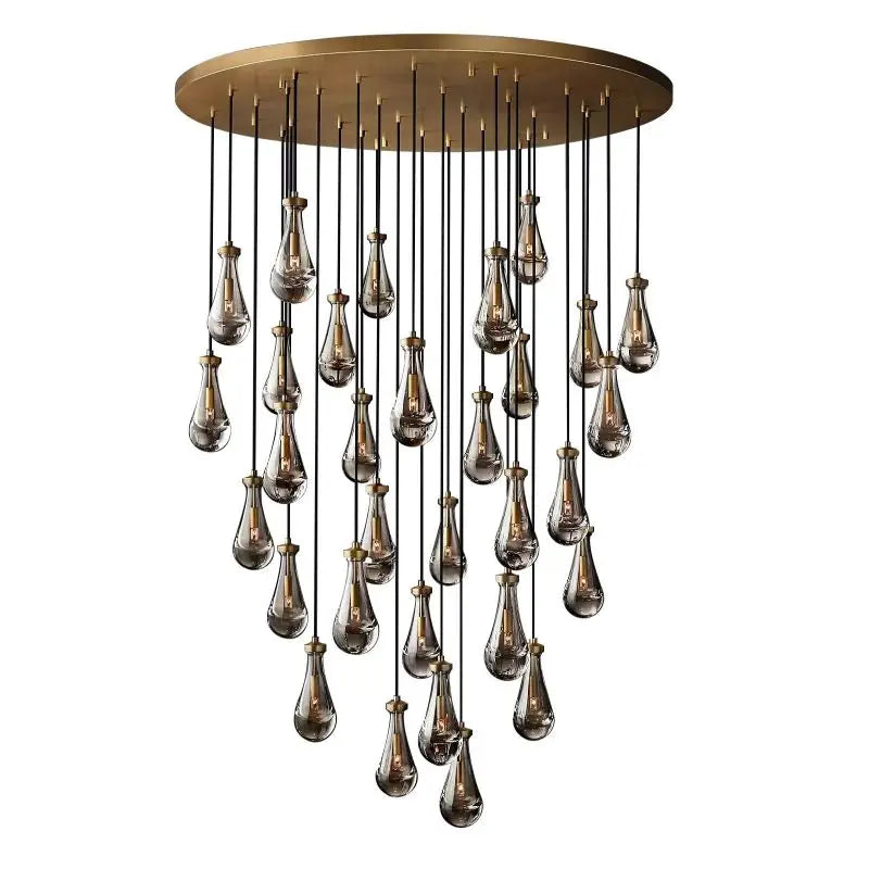 Afralia™ Luxury Chandelier Light for Bedroom Living Room Restaurant Bar TV Wall