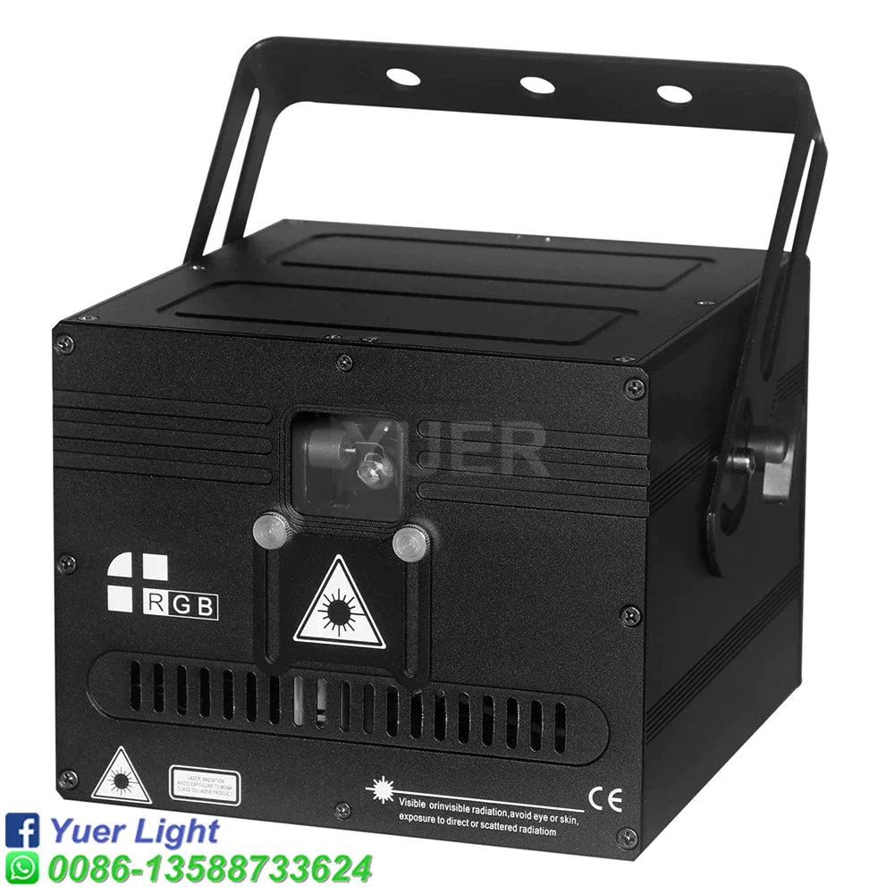 Afralia™ 4W 3D Animation Laser Light DJ Scanner for Club Disco Party Stage