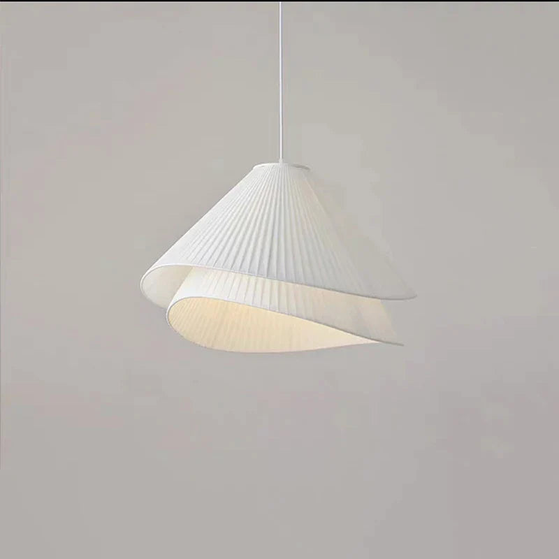 Afralia™ E27 Fabric Chandelier Modern Bedroom LED Pendant Lights Nordic Decor Hanging Lamp