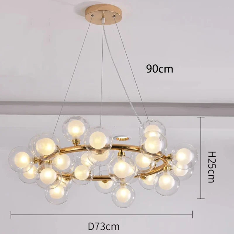 Afralia™ Modern LED Pendant Light Chandeliers for Living Room Dining Room Home Decor