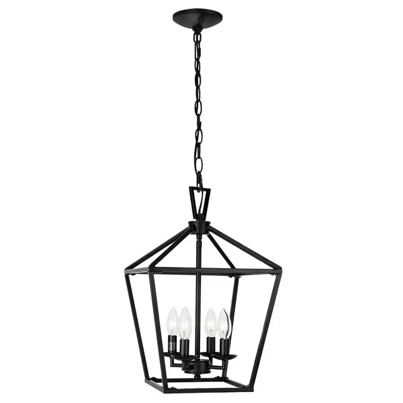 Afralia™ Metal Frame Chandelier Pendant Lights Minimalism Indoor LED Lighting