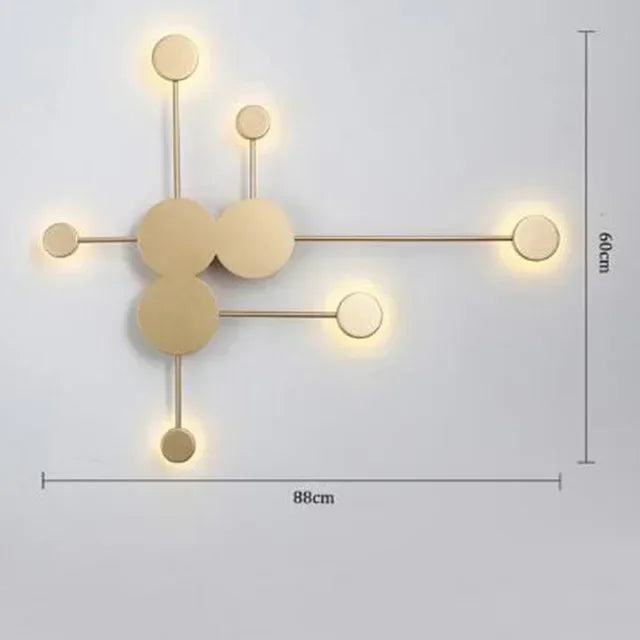 Afralia™ LED Wall Lamp Modern Minimalist Bedroom Living Room Lighting