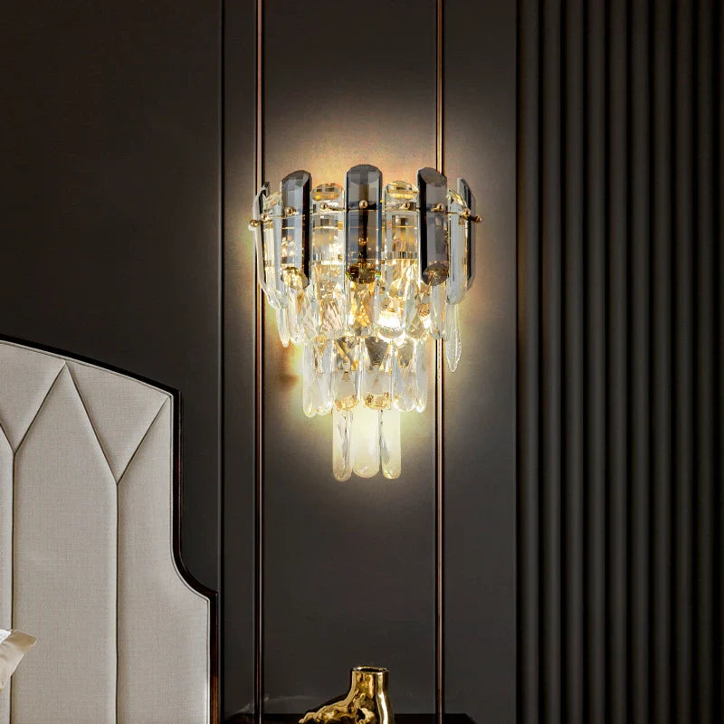 Afralia™ Luxury Crystal Chandelier for Living Room, Bedroom, and Restaurant