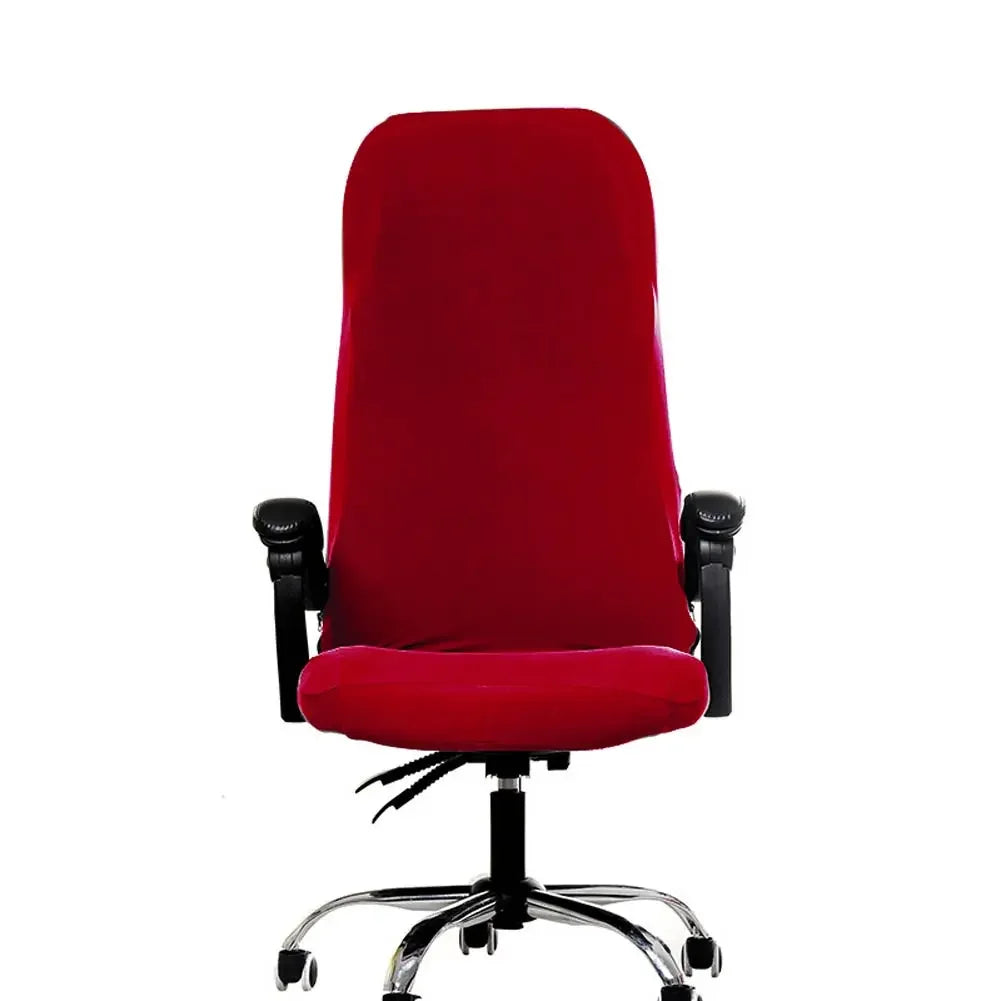 Afralia™ Stretch Office Chair Cover in Black, Red, Gray, or Blue