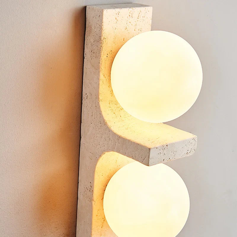 Afralia™ Nordic Brass Marble Wall Sconce for Modern Indoor Lighting