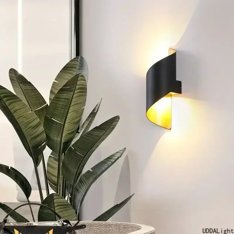 Afralia™ Spiral Design Aluminum Wall Light, Waterproof Outdoor Porch Lamp IP65