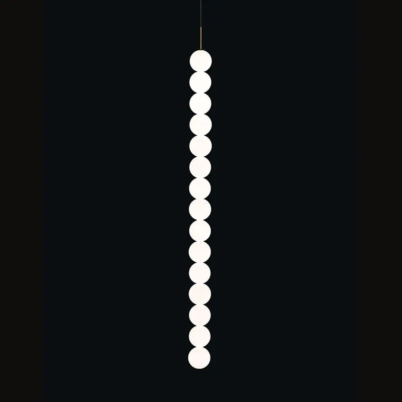 Afralia™ Art Deco LED Glass Pingpong Pendant Light in Gold Chrome Black.