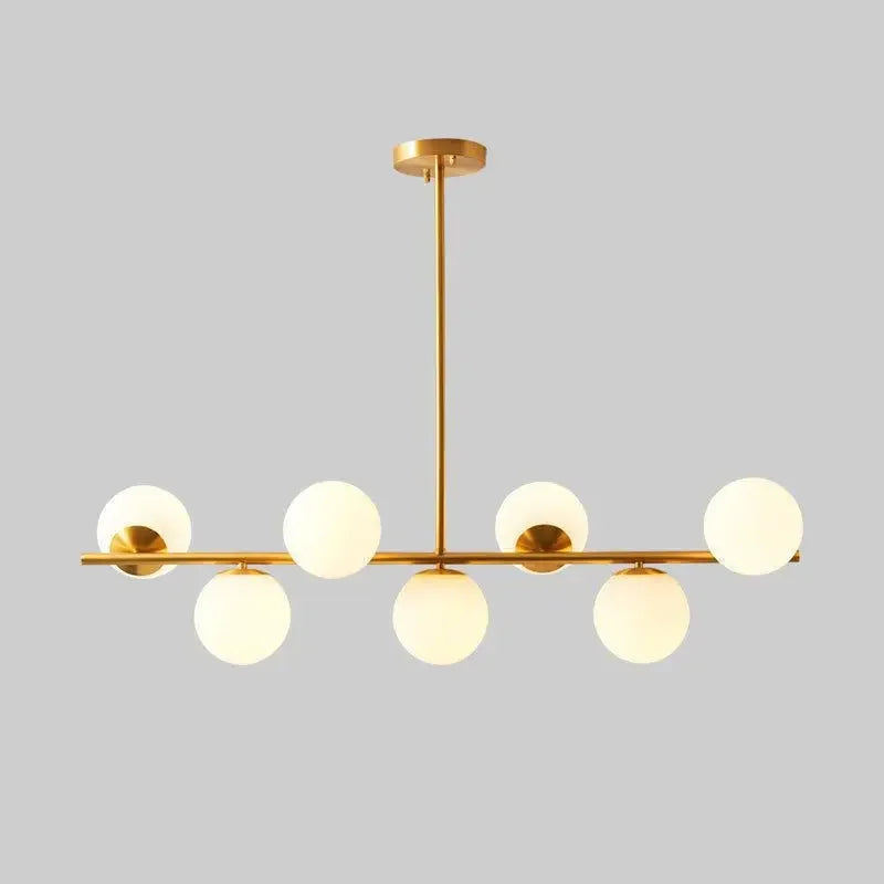 Afralia™ Glass Ball Chandeliers LED Pendant Lights for Home Decor