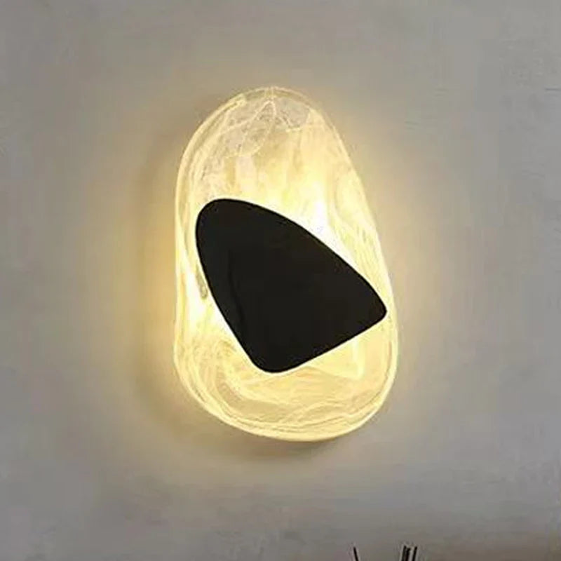 Afralia™ Black Luxury LED Wall Light for Bedroom Living Room Sconce Lighting