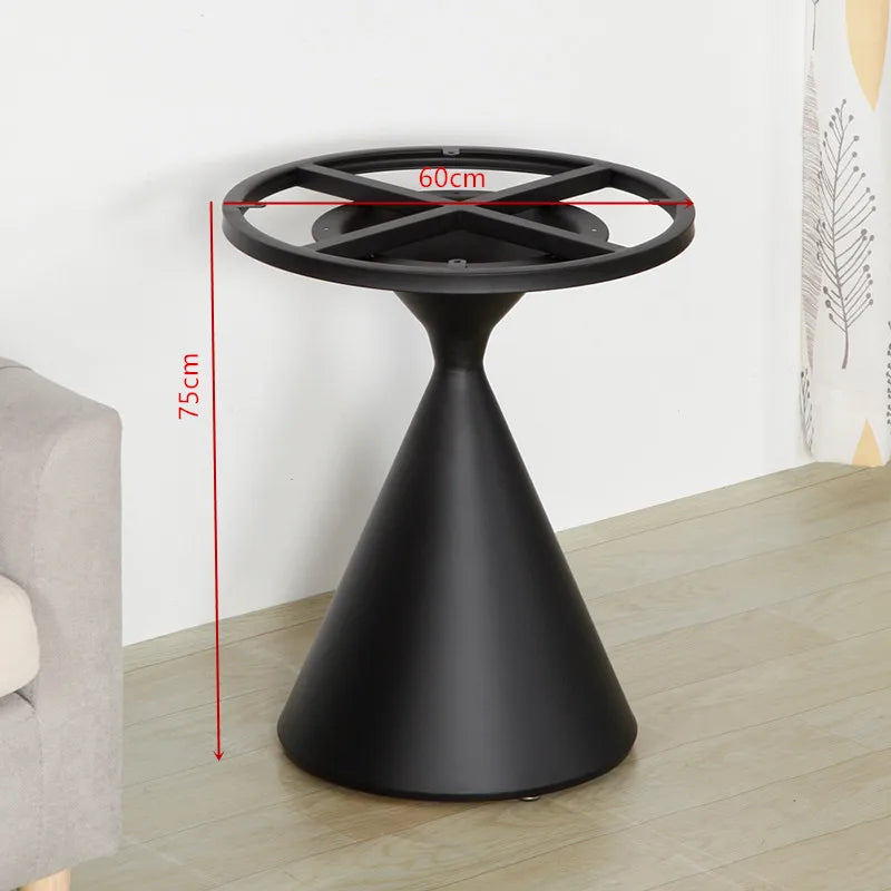 Afralia™ Metal Tea Table Leg Sofa Support Frame for Dining & Balcony Furniture