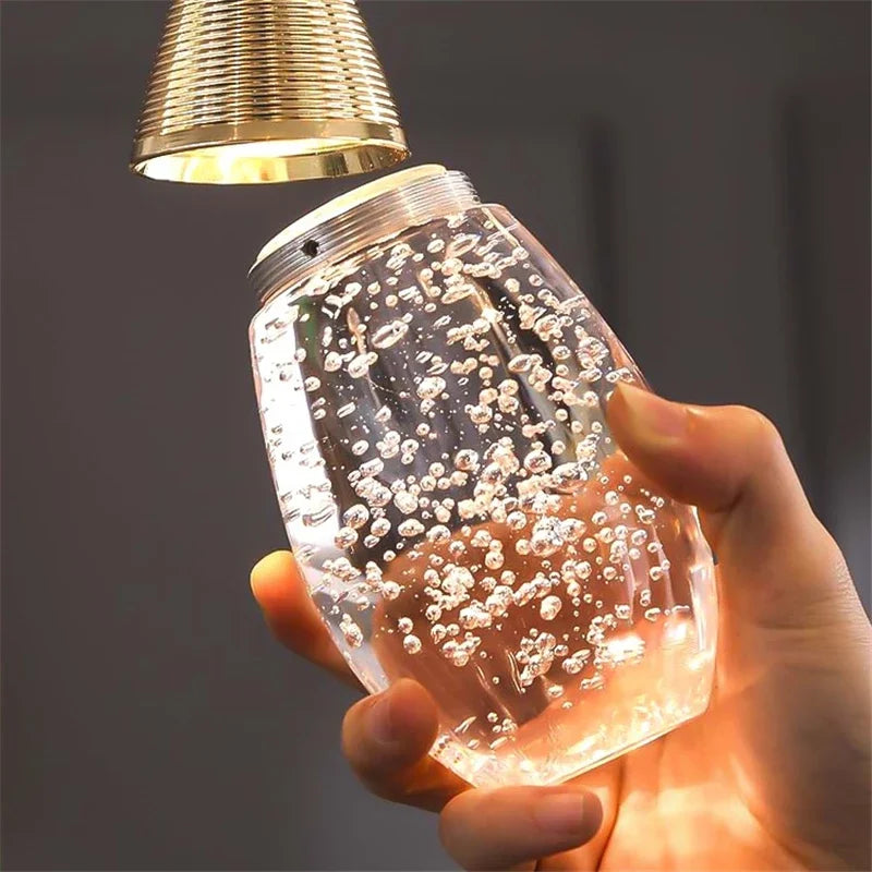 Afralia™ Nordic Crystal Jellyfish Wall Lights - Modern Luxury Wall Sconce for Living Room and Corridors