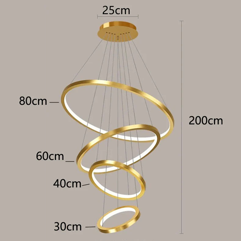 Afralia™ Nordic Stair Chandelier, Pendant & Ceiling Light for Living Room, Bedroom, Dining Room