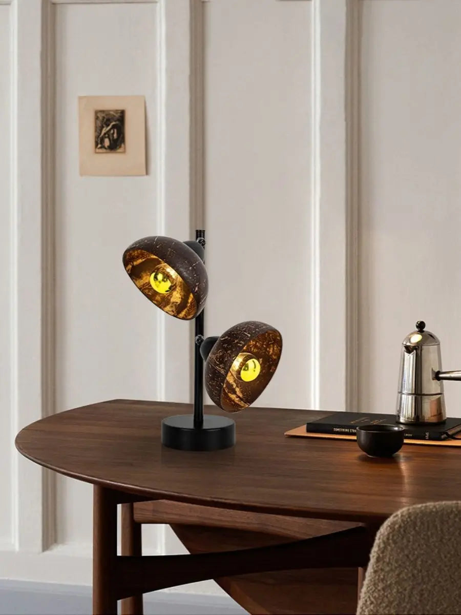 Afralia™ Coir Bed Homestay Cafe Nordic Bedroom Warm Iron Lamp