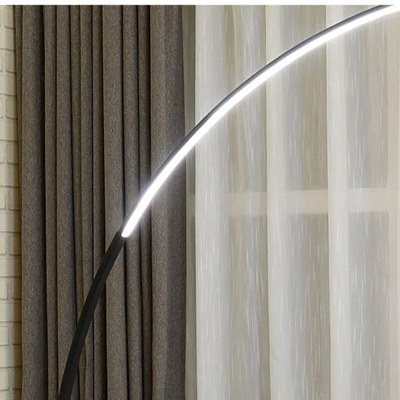 Afralia™ LED Arc Floor Lamp for Indoor Living Room Decor