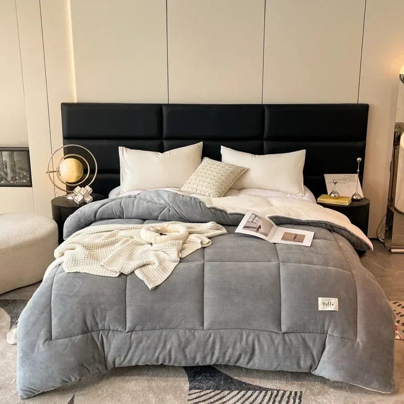 Afralia™ Thick Milk Fleece Winter Blanket for Ultimate Warmth and Comfort