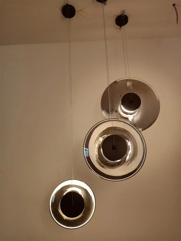 Afralia™ Nordic Glass Pendant Lamp for Bedroom Living Room Ceiling Chandelier Fixture