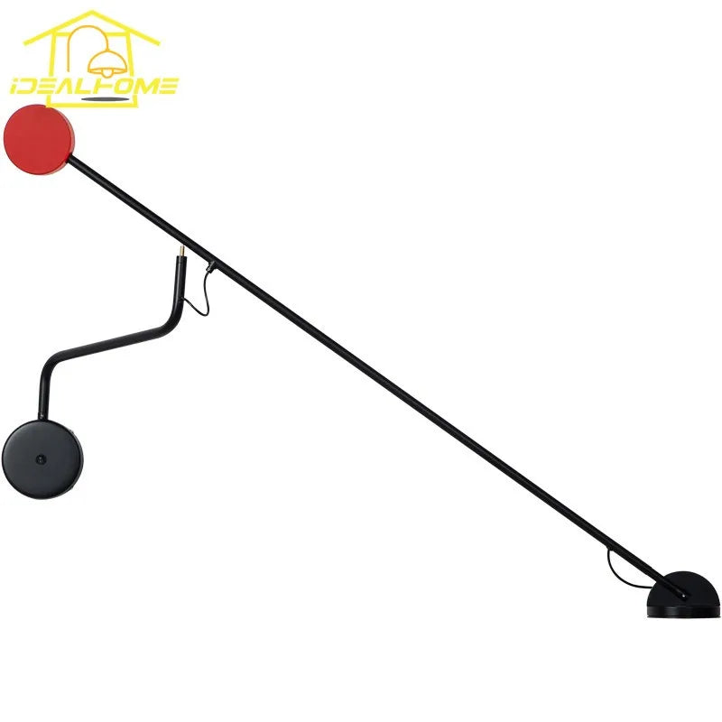 Afralia™ Modern Industrial LED Wall Sconce - Adjustable Long Arm Rotatable Lamp