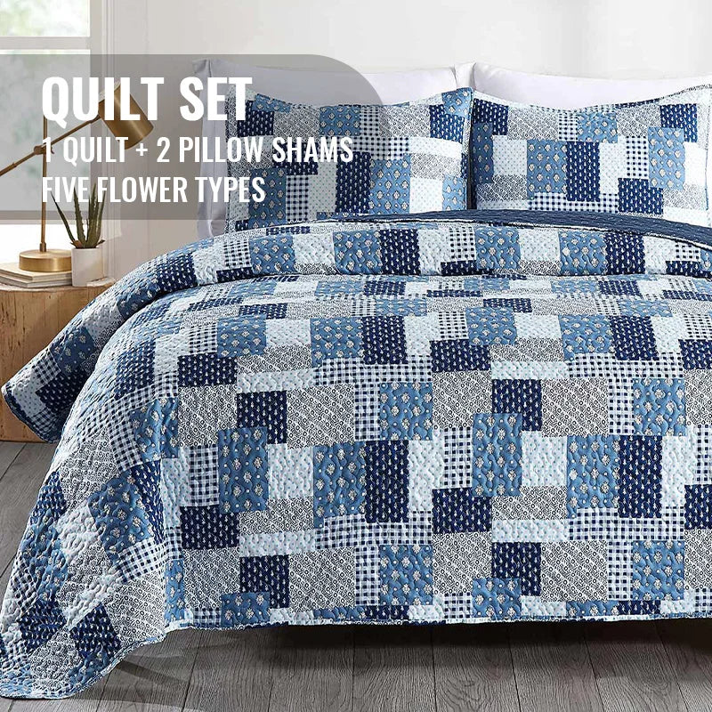 Afralia™ Lightweight Quilt Bedding Set with Pillow Shams