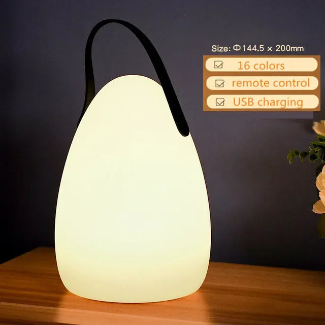 Afralia™ LED Night Light: Portable & Rechargeable for Home, Camping, and Outdoors
