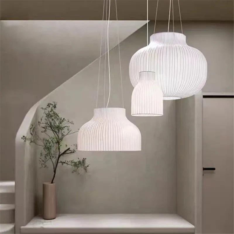 Afralia™ Modern Japanese Pendant Lamp for Elegant Home and Office Decor