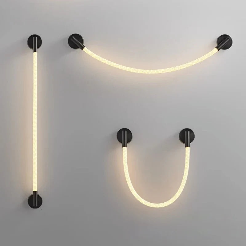 Afralia™ Soft Glow Silicone LED Wall Lamp - Modern Nordic Design