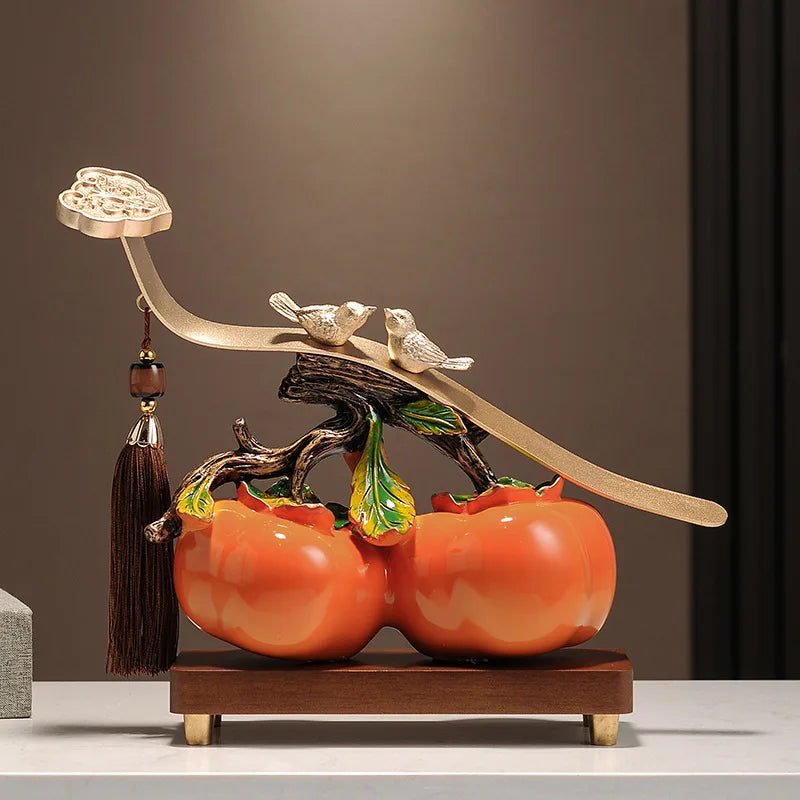 Persimmons Ornaments Home Decor Living Room Porch Cabinets Housewarming Gift Afralia™