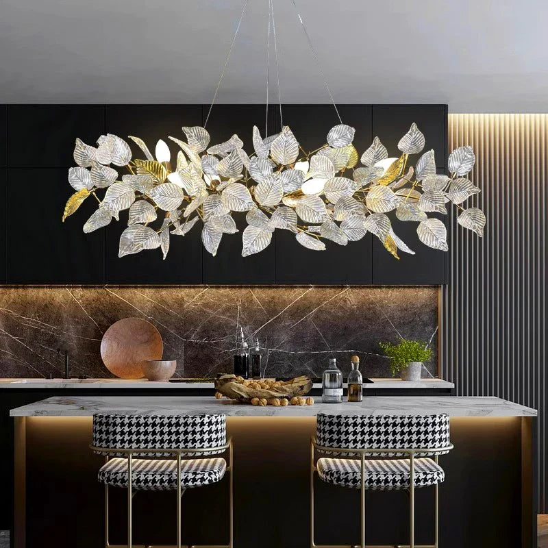 Afralia™ Modern Ceiling Chandelier for Dining Room Pendant Light Fixture