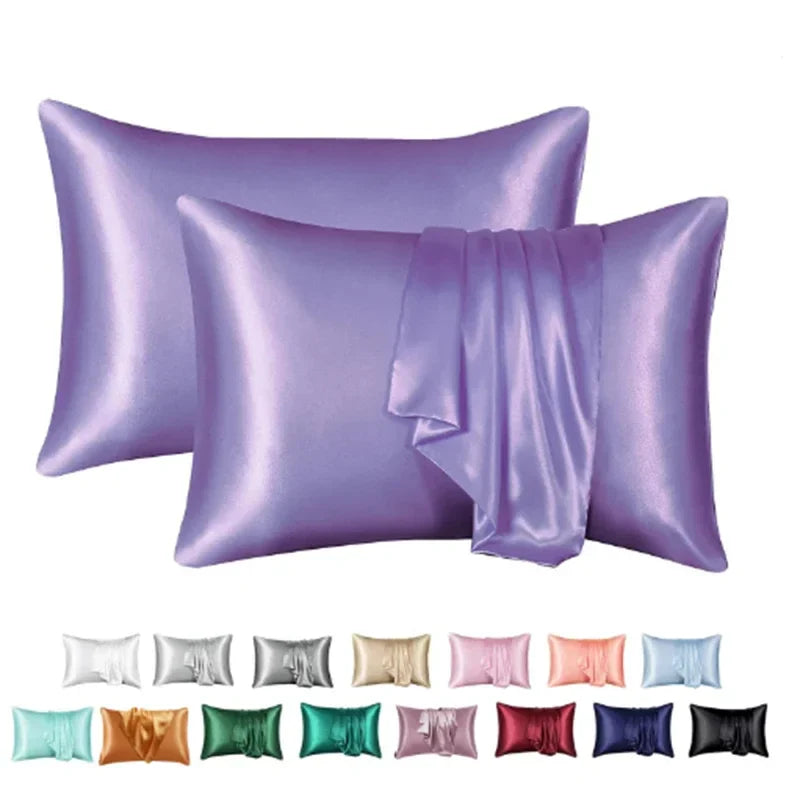 Afralia™ Silky Satin Pillowcase Set for King & Queen Size Luxury Comfort