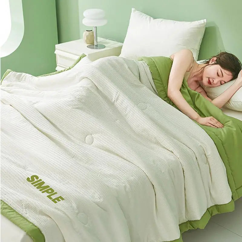 Afralia™ Summer Cool Quilt with Soybean Fiber for Single Double Bed