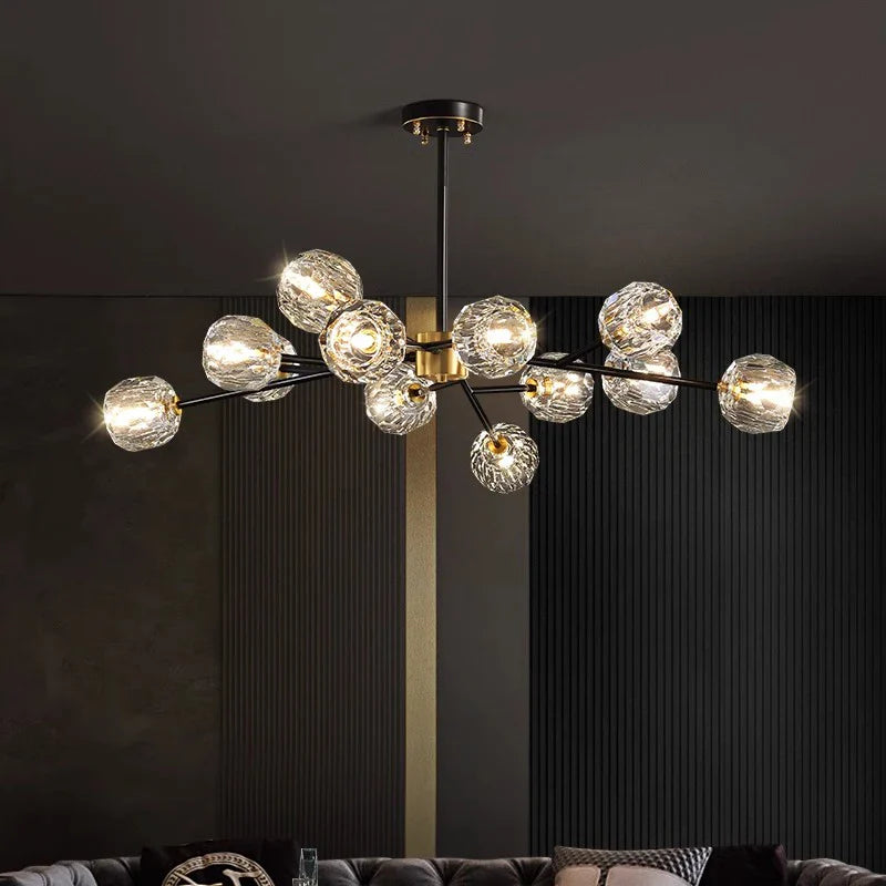 Afralia™ Modern Home Decor LED Pendant Light Chandeliers for Living Room Dining Room Lighting