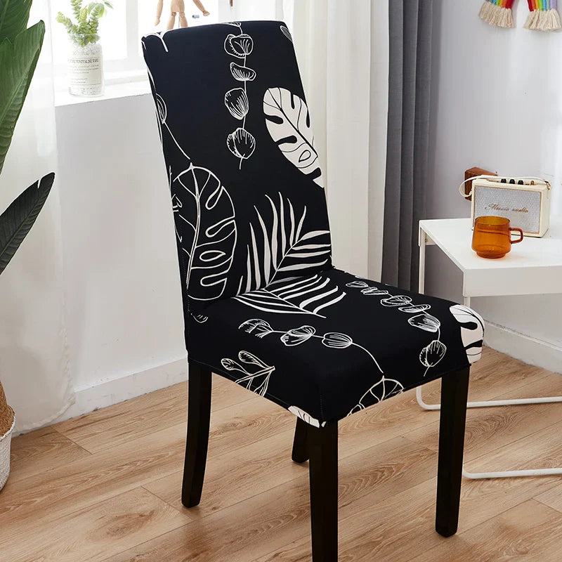 Afralia™ Stretch Print Chair Cover Slipcovers - Elastic Seat Case