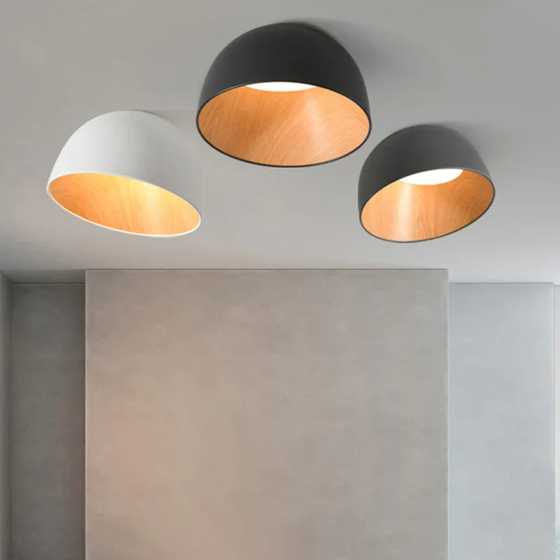 Afralia™ Nordic Iron Acrylic LED Ceiling Light for Home Decoration