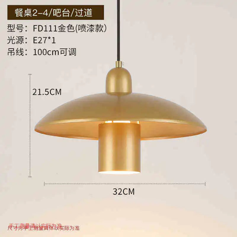 Afralia™ Gold Nordic Chandelier for Kitchen Bedroom Living Room Study Loft Aisle