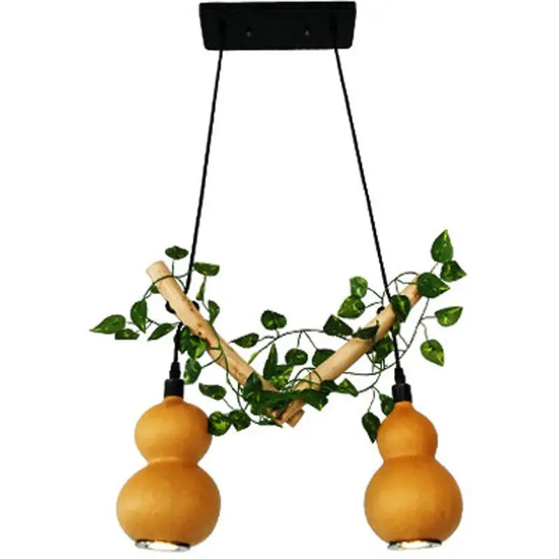 Afralia™ Zen Gourd Chandelier for Balcony, Tearoom, and Bedroom