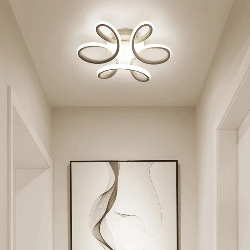 Afralia™ LED Ceiling Light: Modern Aisle Lighting for Corridor Stairs Kitchen Attic Indoor