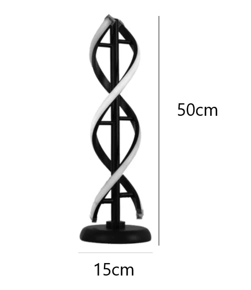 Afralia™ LED Acrylic Art Floor Lamp Modern Home Décor Living Room Bedroom Light