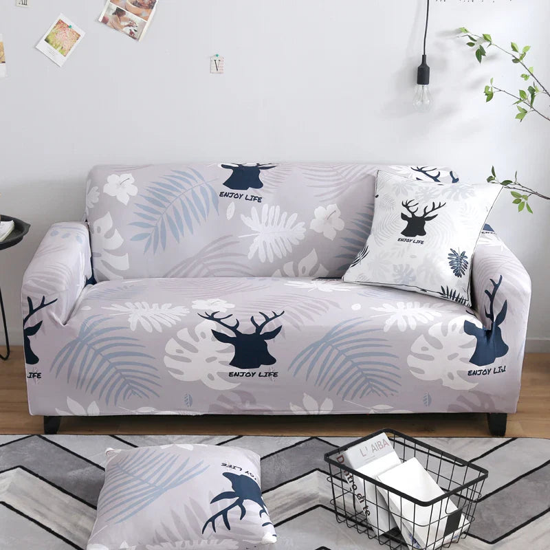 Afralia™ Stretch Sofa Cover Slipcover Print Seater Couch Protector