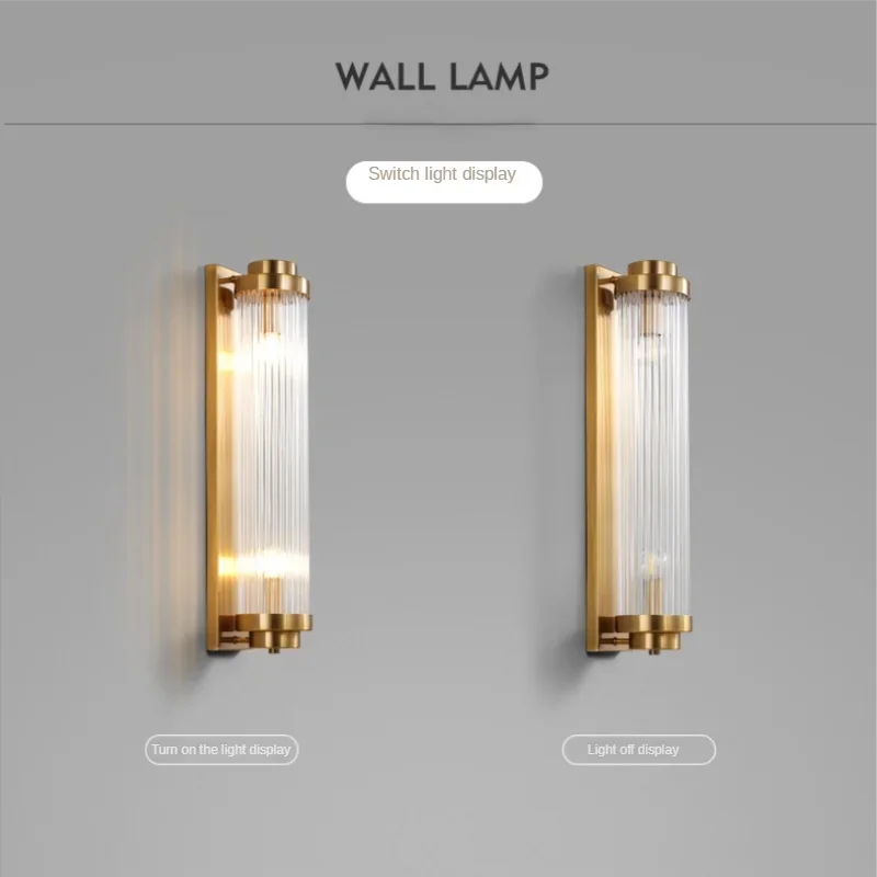 Afralia™ Crystal Wall Lights: Modern Minimalist LED Wall Sconce for Home, Living Room, Bedroom